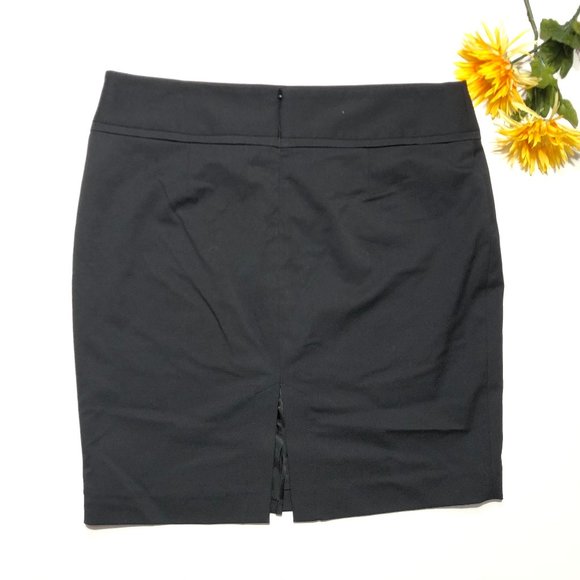 CALVIN KLEIN BLACK MIDI SKIRT SIZE 10 - Picture 2 of 7